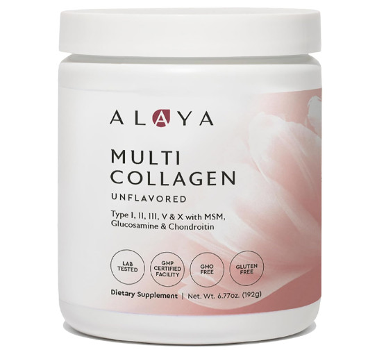 Alaya Multi Collagen Powder – Type I, II, III, V, X Hydrolyzed Collagen Peptide