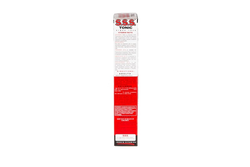 S.S.S. Tonic, Iron and Vitamin B Supplement, 10 Fl Oz (Pack of 1), Cranberry gallery