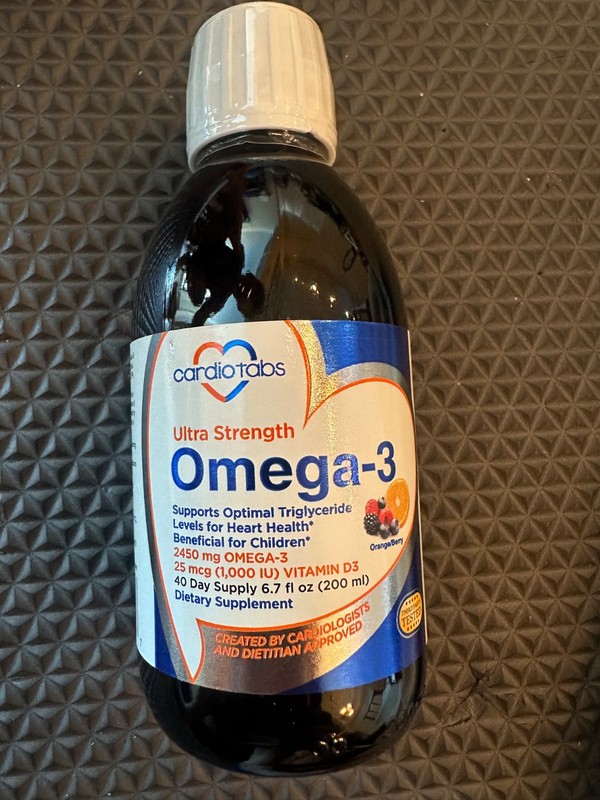 cardiotabs liquid ultra strength fish oil – omega 3