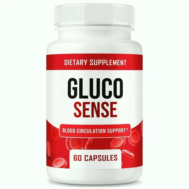 GlucoSense, Advanced for Blood Support and Healthy Levels (60ct), Pack of 3.