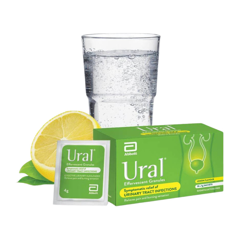 1 X Abbott Ural Effervescent Granules – Lemon Urine Alkaliniser 28 Sachets gallery