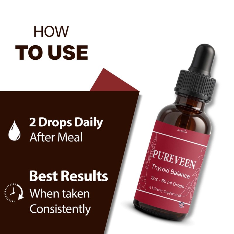 (2 Pack) Pureveen Thyroid Balance Drops, Pure Veen Advanced Formula gallery
