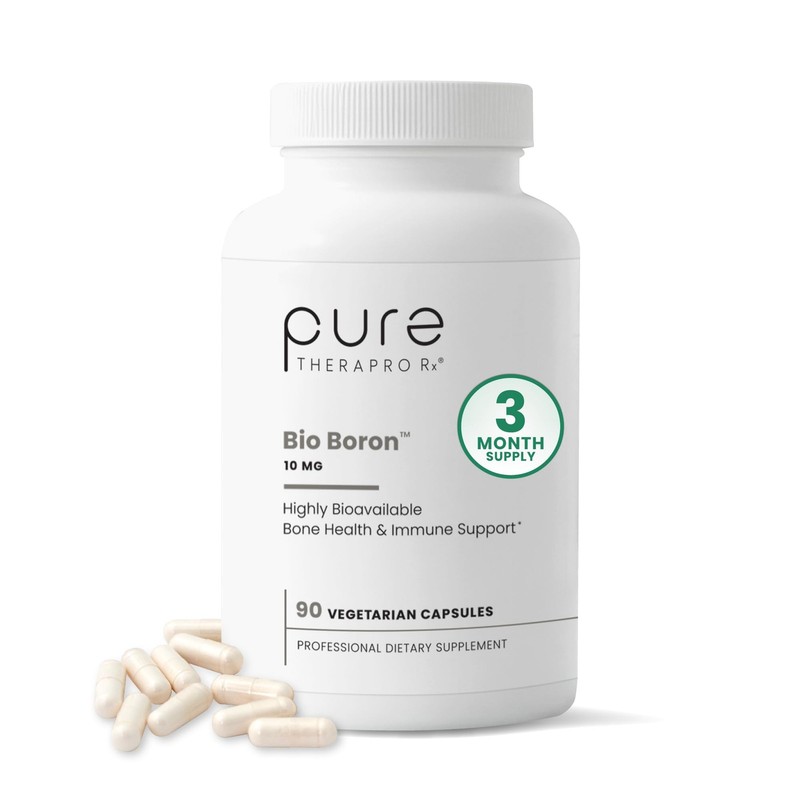 Pure Therapro Rx Bio Boron Bororganic Glycine Boron for Men & Women Premium…