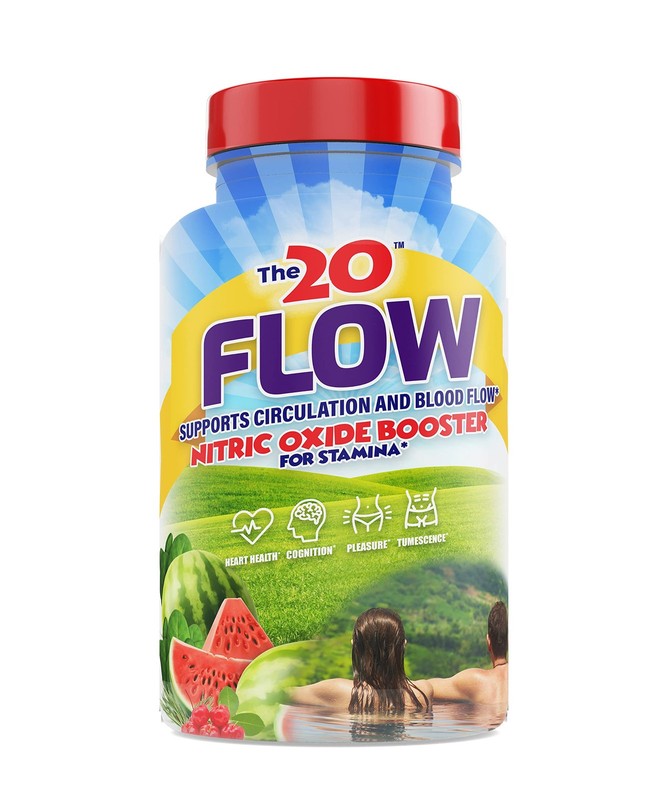 The20 Flow Nitric Oxide Supplement 60 Capsules LCitrulline from Organic Wa…