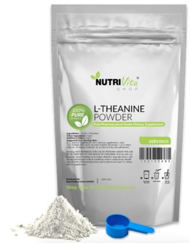 2X 500g (1000g 2.2 lb) PURE L-THEANINE 100% PURE POWDER USP GRADE
