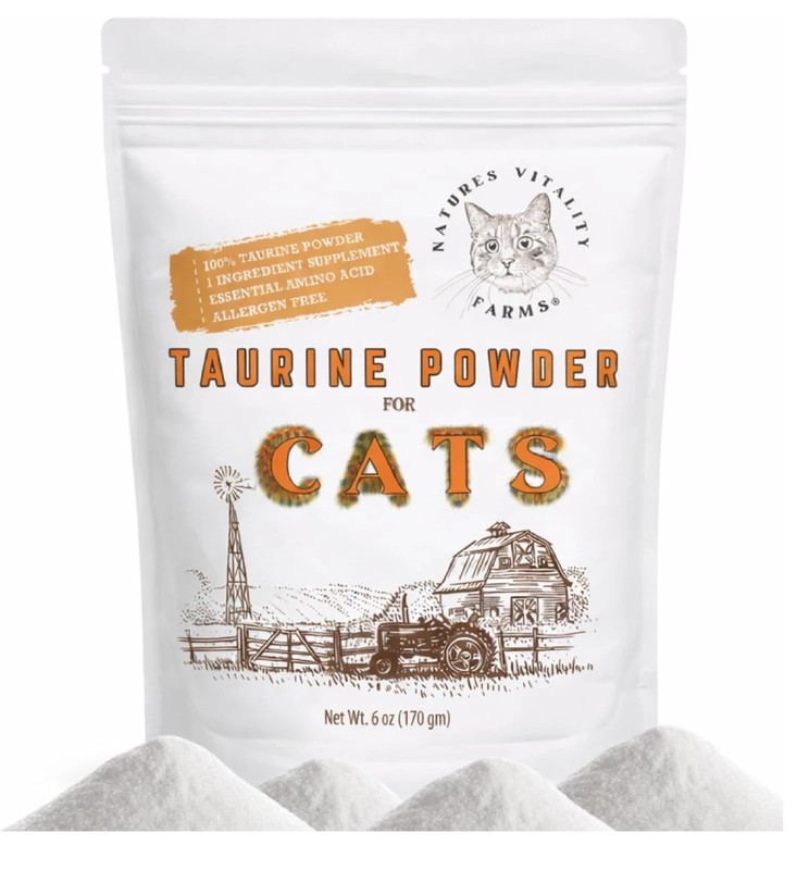 Taurine for Cats – Taurine Powder for All Ages Including Kittens – 144+ Servings