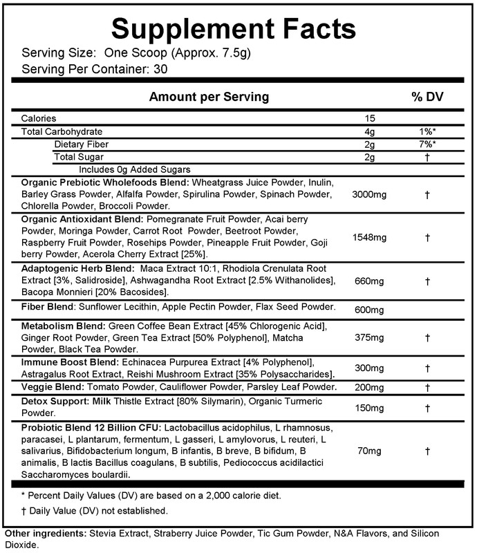 Super GREENS Powder Berry Flavor Blend, 30 servings gallery
