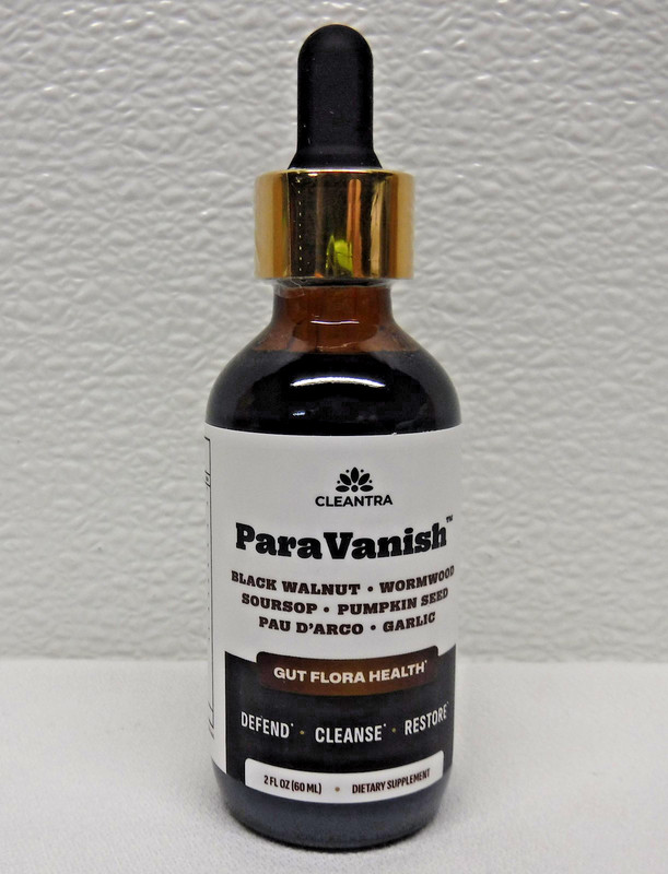 4 Bottles CLEANTRA ParaVanish Gut Flora Health, Natural Body Cleanse exp. 01/28