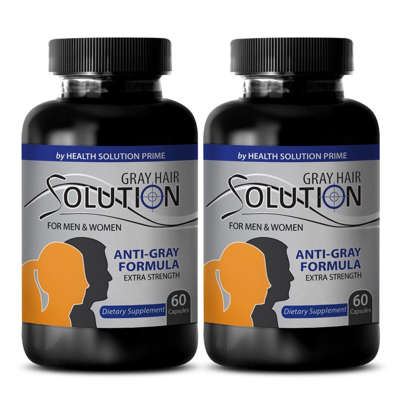 Anti-gray maintenance – ANTI GRAY HAIR – Melanin-boosting roots 2 Bottles