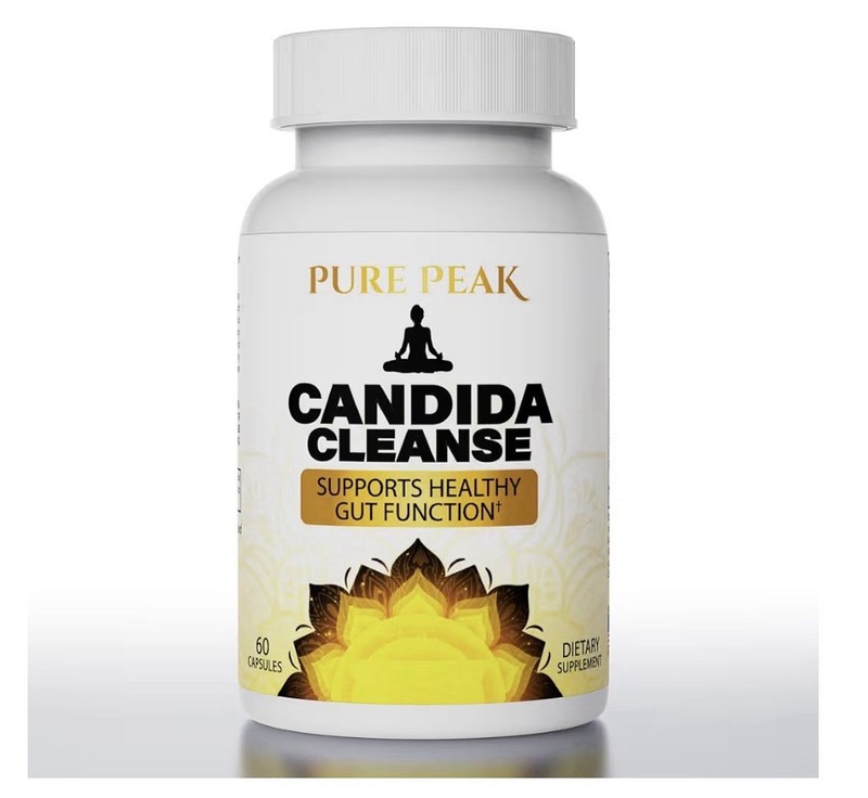 Pure Peak Candida Cleanse – Boost Gut & Colon Health – 60 Capsules