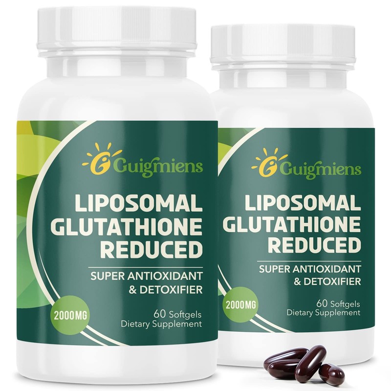 Liposomal Glutathione 2000 MG, 10x Better Absorption, Glutathione with Hyalur…