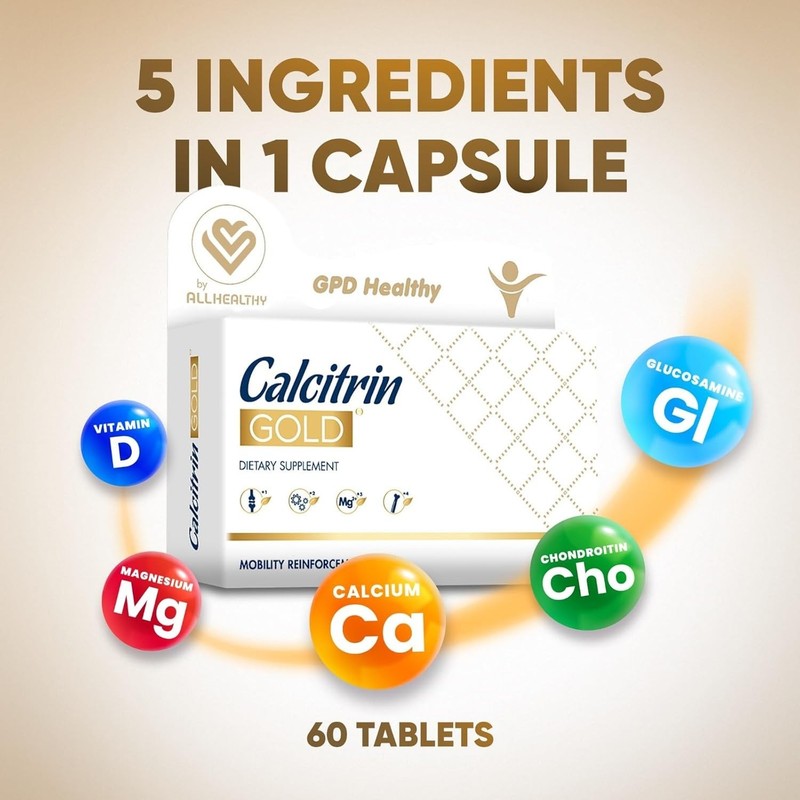 Soy Sano Calcitrin Gold Dietary Supplement, Mobility Reinforcement, 60 Tablets gallery