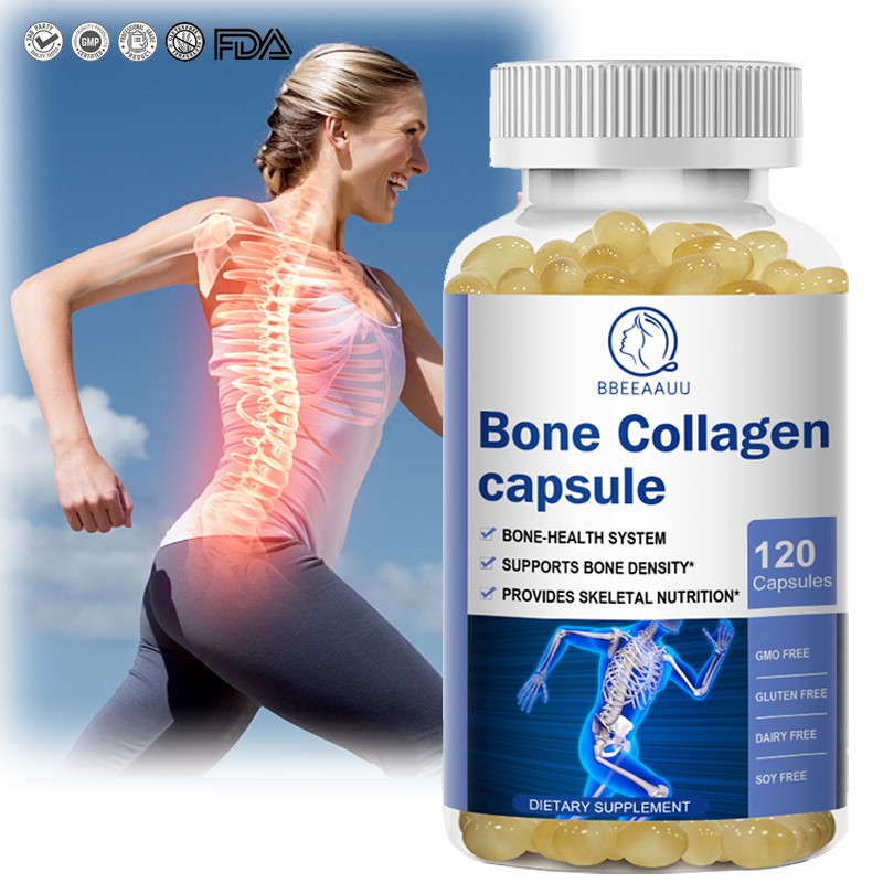 Collagen Bone Support 120 Softgels Hydrolyzate Skin Hair Nail Joint Support gallery