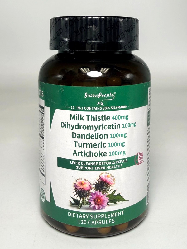 GREENPEOPLE Lymph-Liver Cleanse Detox & Repair – 120 Capsules *EXP 04/2027*