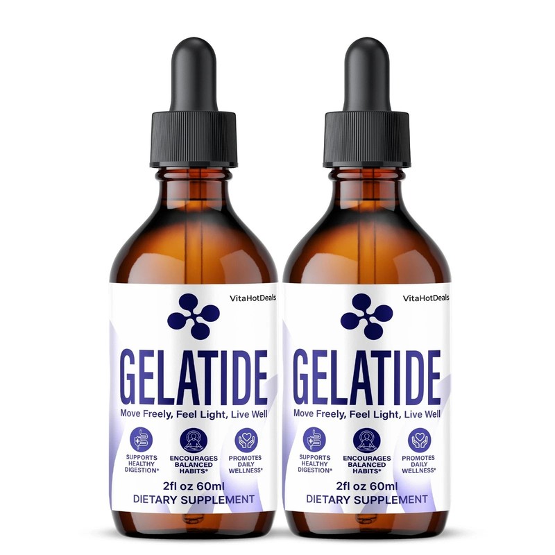 (5 Pack) Gelatide Drops Advanced Health & Fitness Vitamin Gela Tide 150 Servings gallery