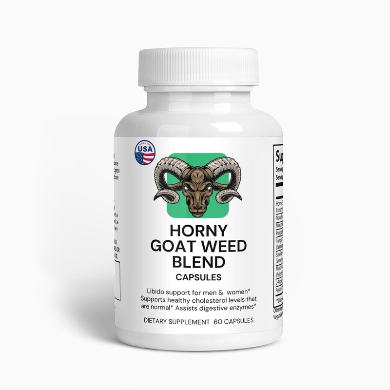 Horny Goat Weed Extract, Maca Root Powder, Men’s Performance Supplement