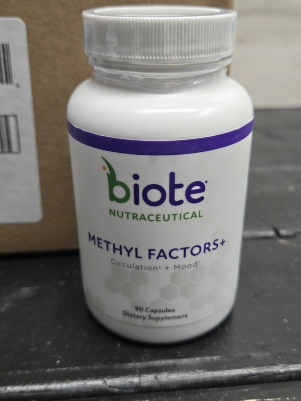 Biote Methyl Factors+ Methylation Support Circulation + Mood 90 Capsules gallery