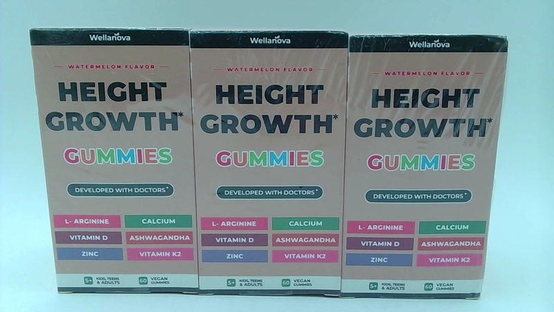 Wellanova Height Growth Gummies Watermelon- Exp 9/27
