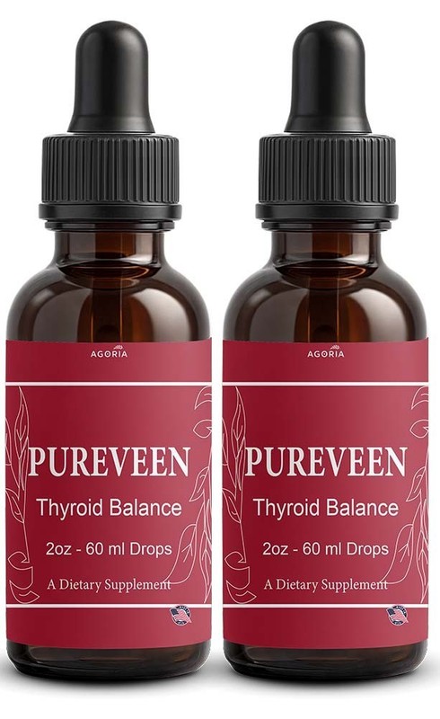 (2 Pack) Pureveen Thyroid Balance Drops, Pure Veen Advanced Formula