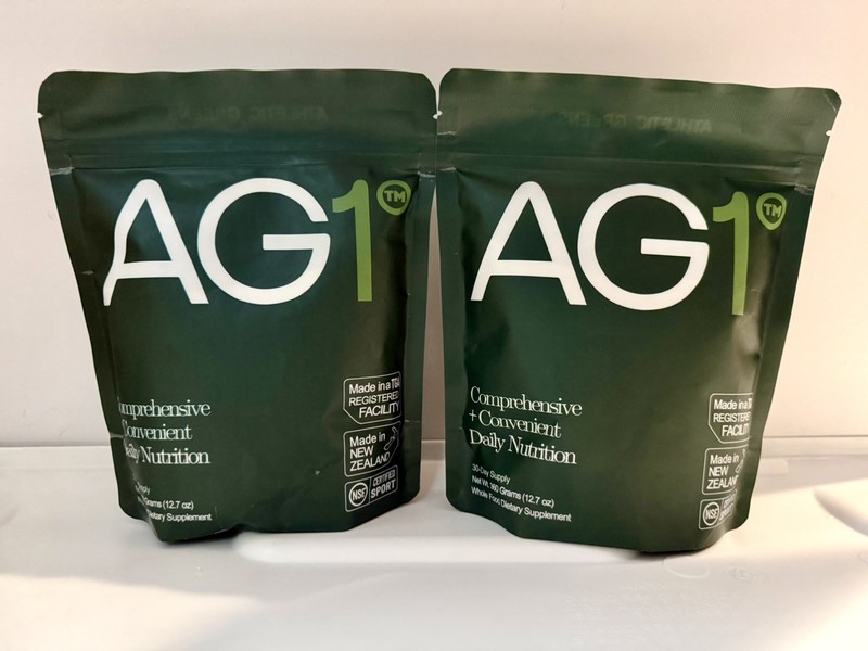 2 Pack AG1 Athletic Greens Powder 12.7oz 30 Servings Each New Sealed EXP 07/2026