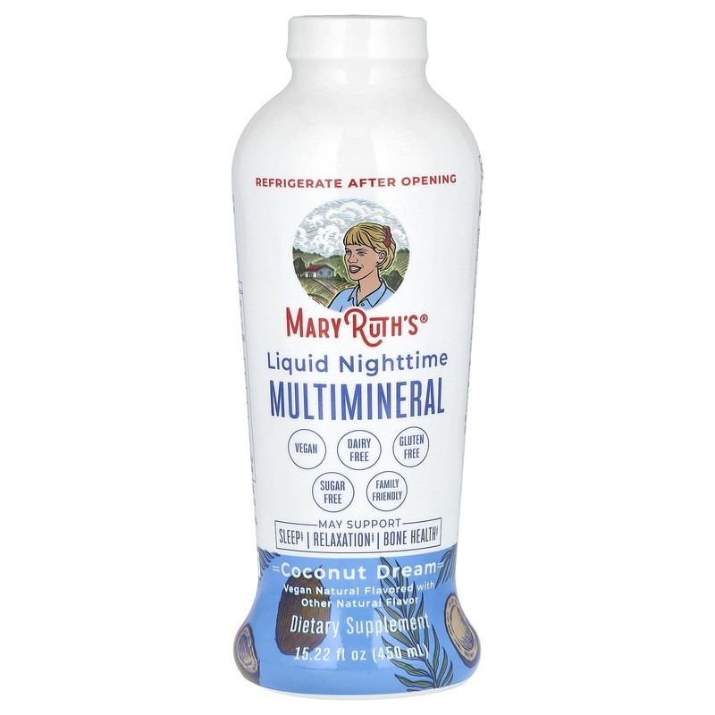 Liquid Nighttime Multimineral, Coconut Dream , 15.22 fl oz (450 ml)