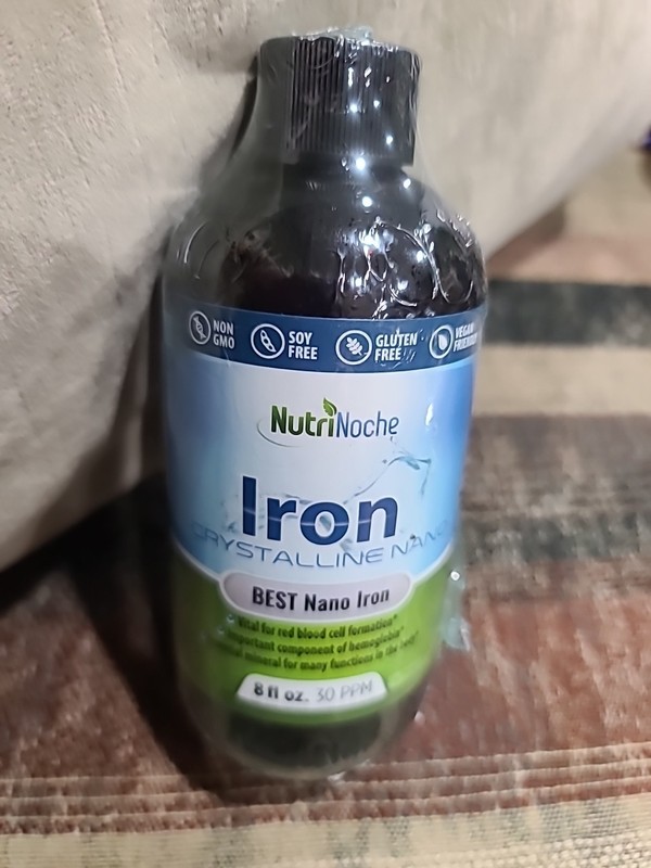 Liquid Iron by NutriNoche 99.99% Pure Nano Iron Mineral Supplement – Made in USA