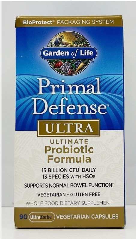Garden of Life – Primal Defense Ultra – Ultimate Probiotic 90 Capsules Exp 12/26