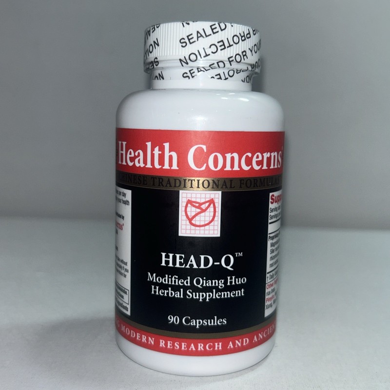 Health Concerns Head-Q-Herbal Supplement For Tension & Sinus Headaches 90 Caps
