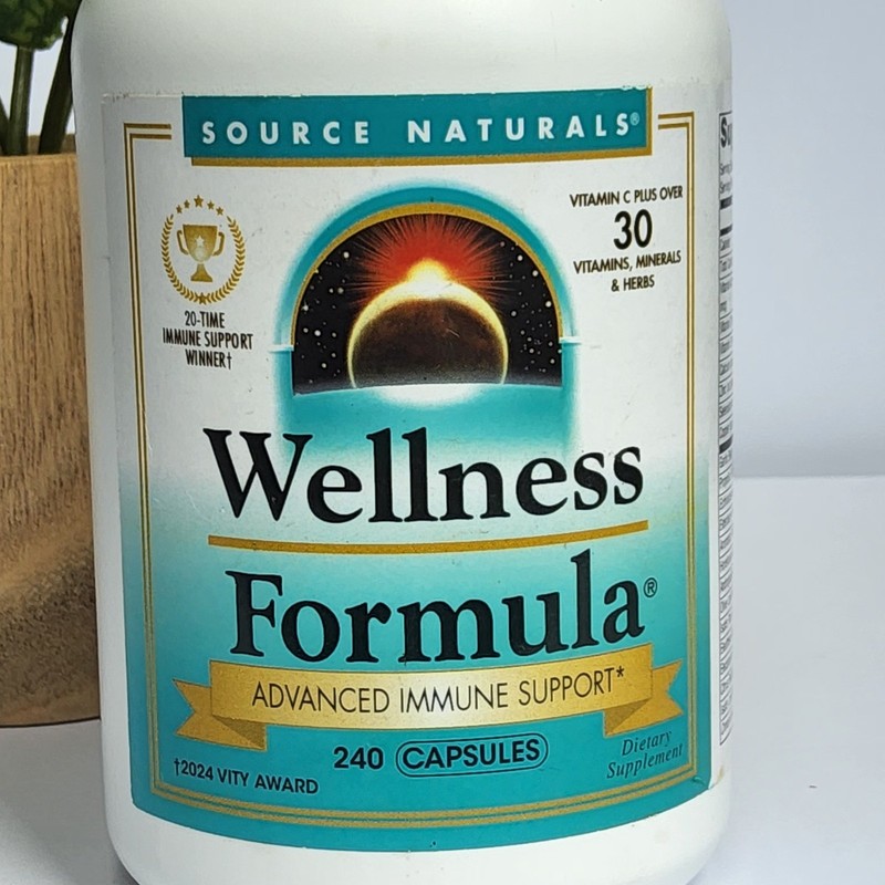 240 Capsules - Source Naturals Wellness Formula Advanced Immune Support SEALED gallery