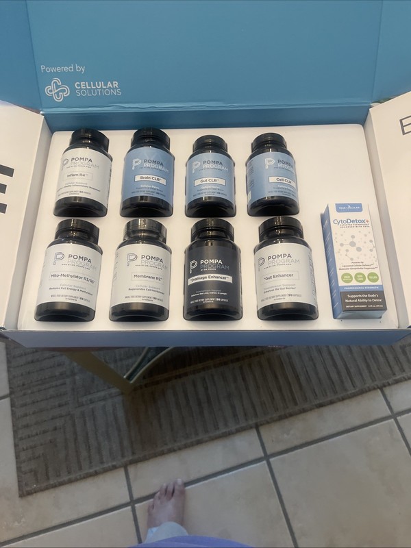 Dr Pompa CELLULAR SOLUTIONS New Sealed CORE Brain Phase Supplements