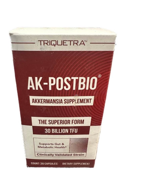 TRIQUETRA AK-POSTBIO SUPPLEMENT 30 CAPSULES 10/2027 NEW