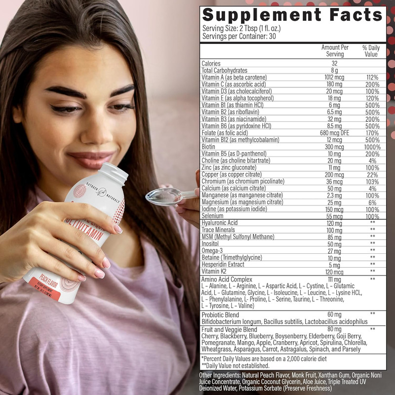Liquid Multivitamins – High Absorption Multivitamin with Minerals, Amino Acid... gallery