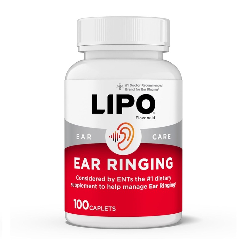 LIPO Ear Ringing Support Supplement with Lemon Bioflavonoid Complex and