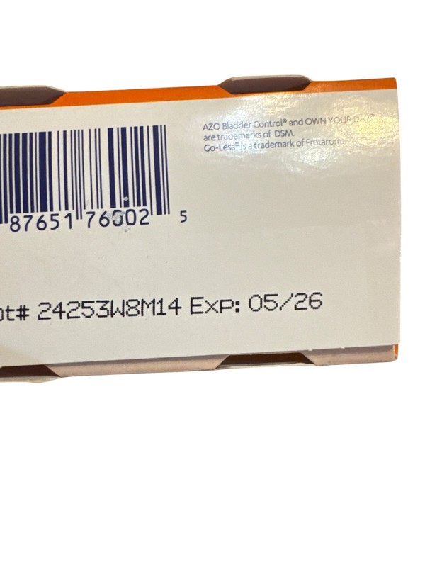 AZO, Bladder Control, 54 Capsules (300 Mg per Capsule) - 05/2026 gallery
