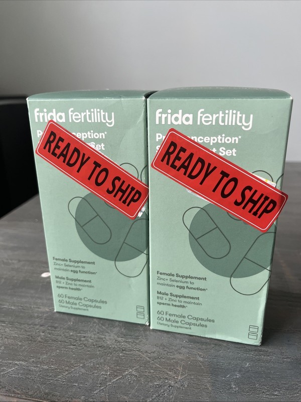 2 Pack Frida Fertility Pre-Conception – 60 female & 60 male Capsules