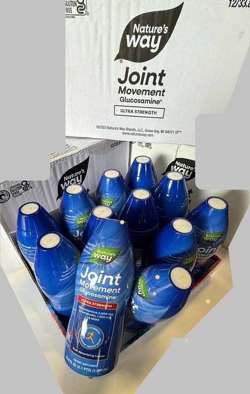 Nature’s Way joint movement case of 12 33.8 Fluid Ounce lucosamine