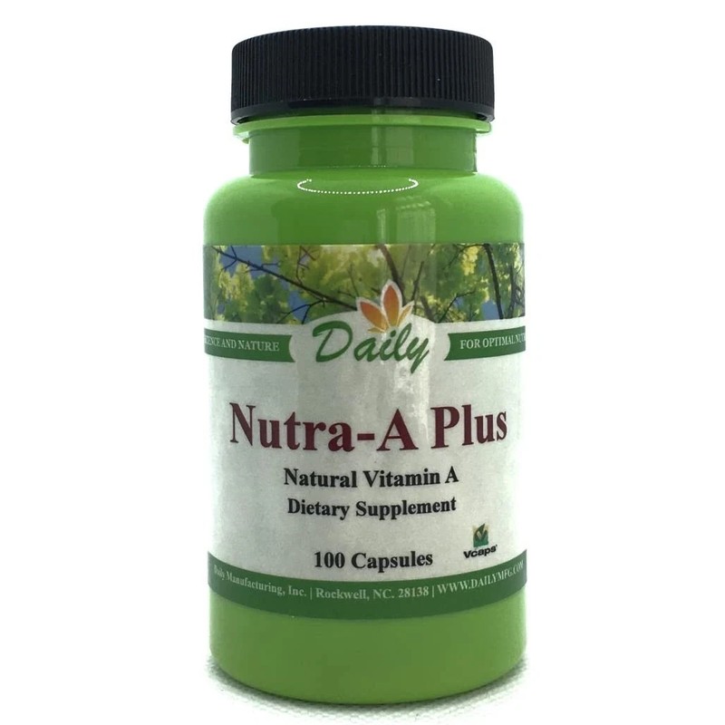 Daily Manufacturing NutraA Plus™ Vitamin APalmitate & BetaCarotene 100 Vegeta…