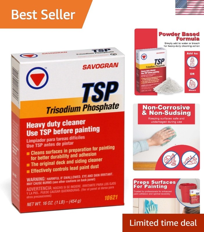 Professional Grade 16oz TSP Powder – Ideal for Surface Preparation & Cleaning