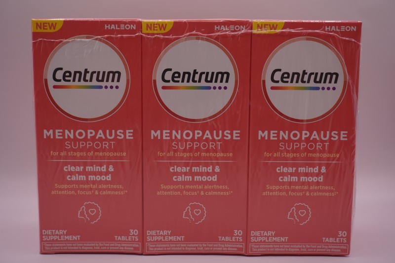 CENTRUM Menopause Support Clear Mind and Mood Tablets -30ct 3Pk Exp.05/26