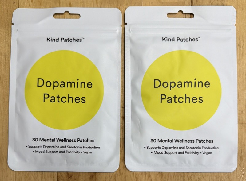 Lot 2 Dopamine Mental Wellness Patches 60 Day Supply, ORIGINAL KIND Genuine