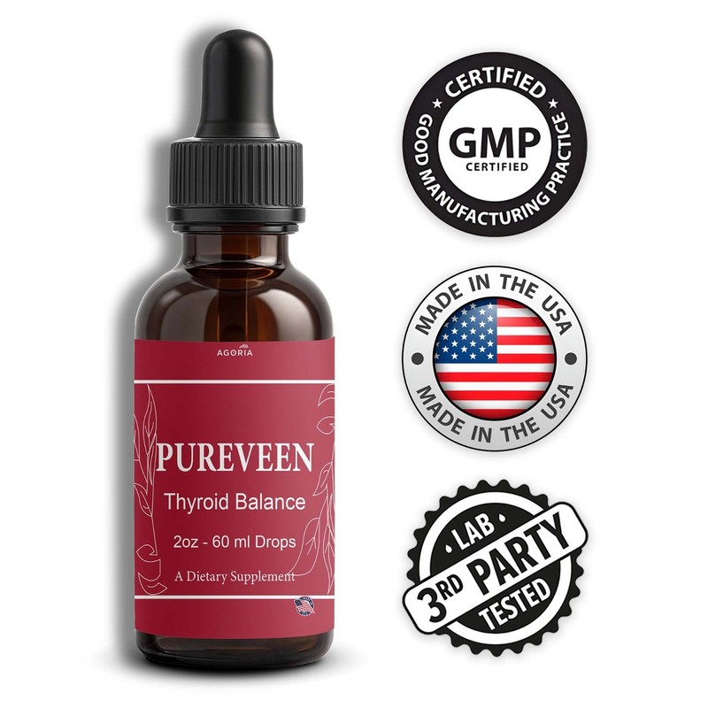 (2 Pack) Pureveen Thyroid Balance Drops, Pure Veen Advanced Formula gallery