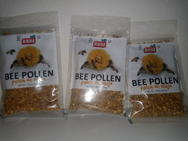 3 Badia® BEE POLLEN /Granules/Pure/Polen/de/Abeja/Granulado/Kosher GF 1.25 oz