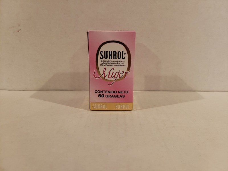 SUKROL VIGOR WOMAN 50 Tablets Dietary Supplement Sukrol Vigor Mujer W/ Vitamins