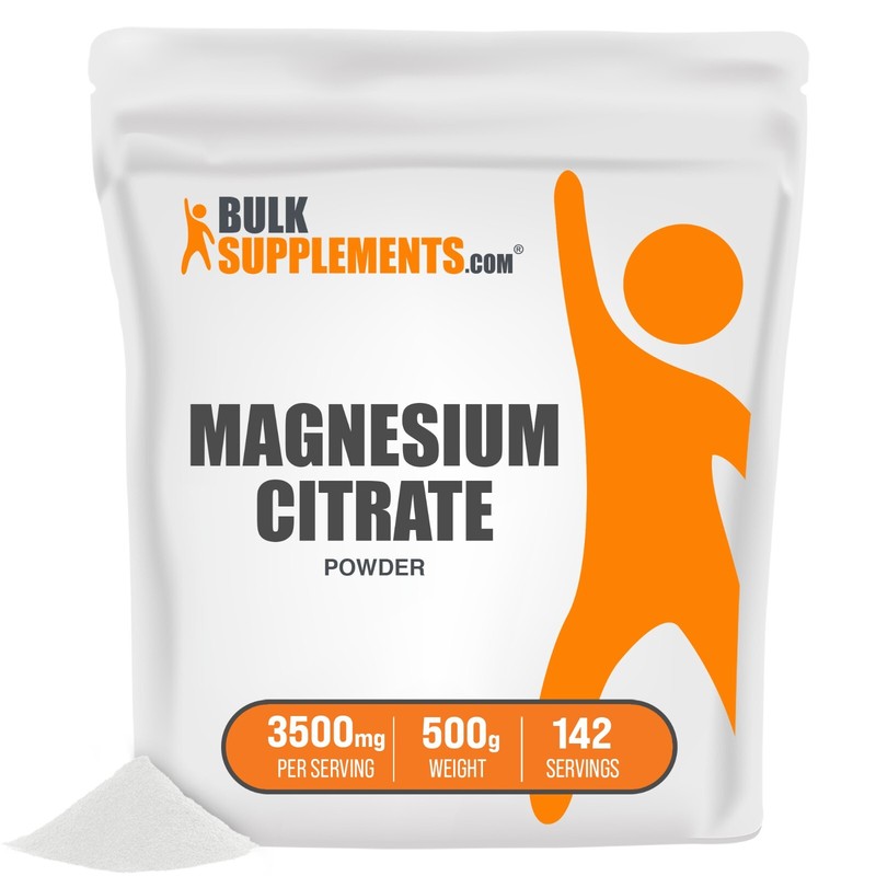 BulkSupplements Magnesium Citrate – Encourage Healthy Bowel Movements