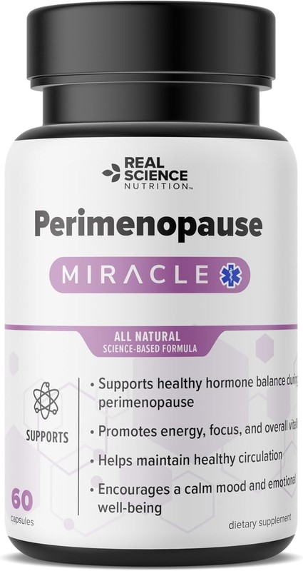 Perimenopause Hormone, Energy & Mood Support Supplement for Women GABA & Folate