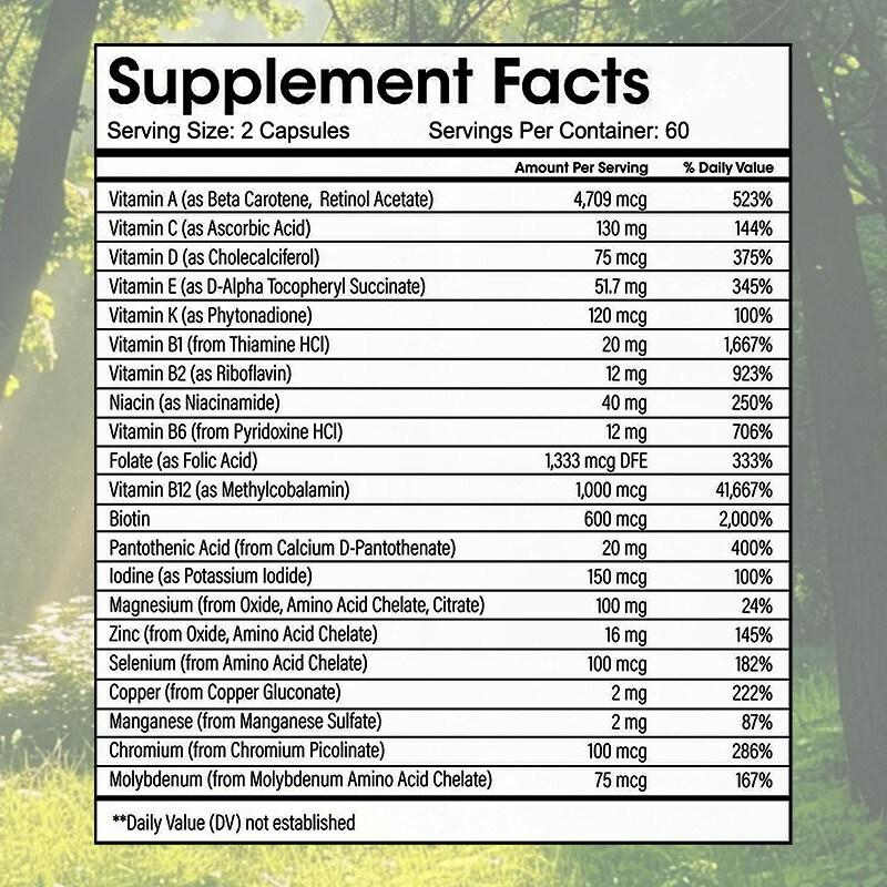 Bariatric Multivitamin Iron-Free ONCE A DAY for Post WLS Patients gallery