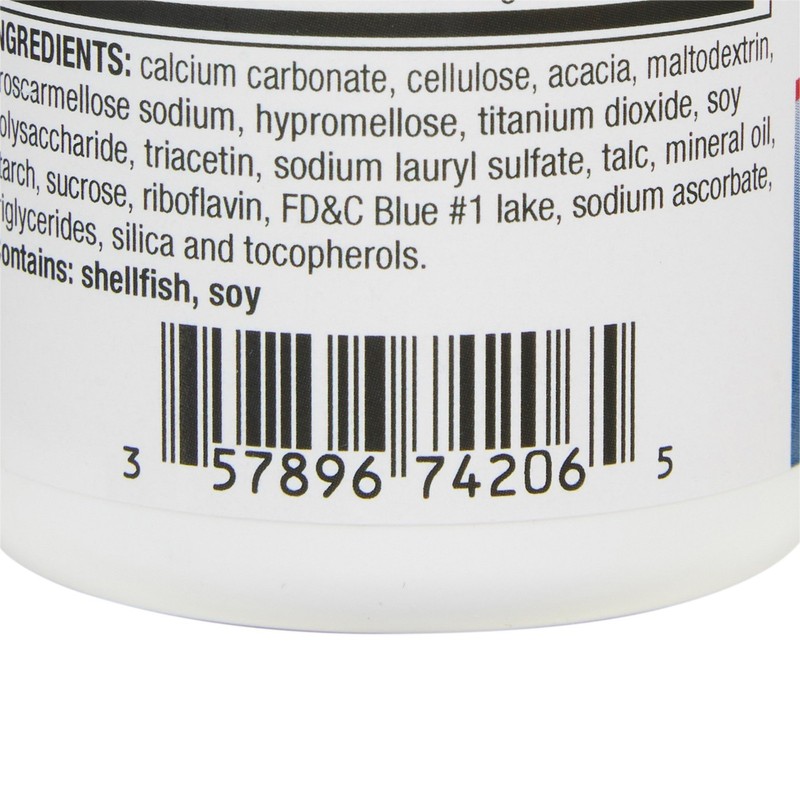 Geri-Care Calcium Tablet 500 mg 742-06-GCP 1 Bottle 60 per Bottle gallery