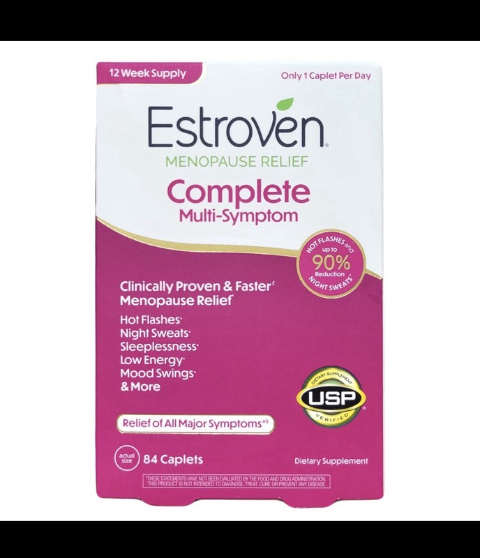 Estroven Complete Multi-Symptom Menopause Relief, 84 Caplets
