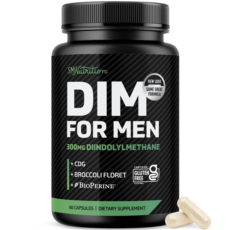 DIM 300mg for Men, Estrogen Blocker & Aromatase Inhibitor Men’s Hormone Balance