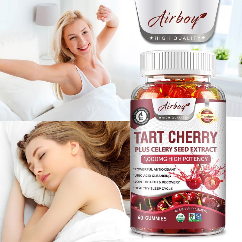 Tart Cherry – Celery Seed – Relieves Joint & Muscle Fatigue, Sleep Support
